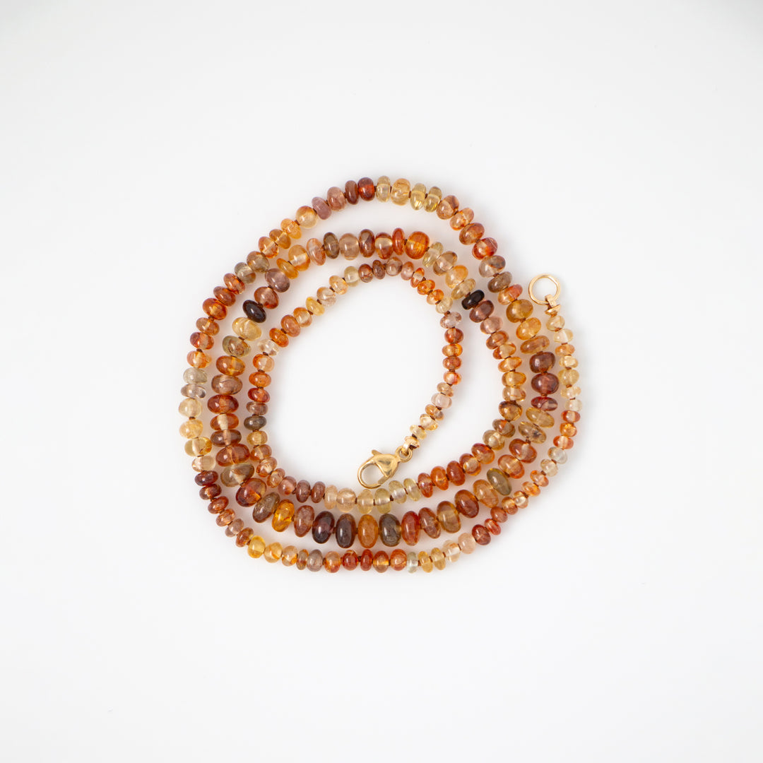 Pair #1 —  Ombre Brown Zircon Necklace