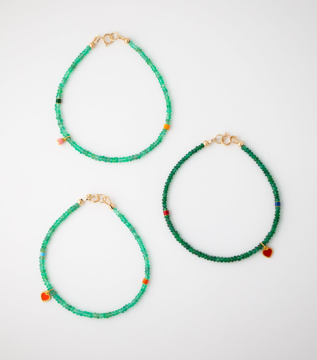Gia - Emerald Bracelet