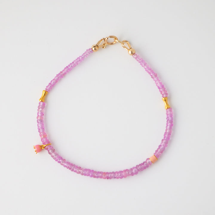 Elena - Pink Sapphire Bracelet