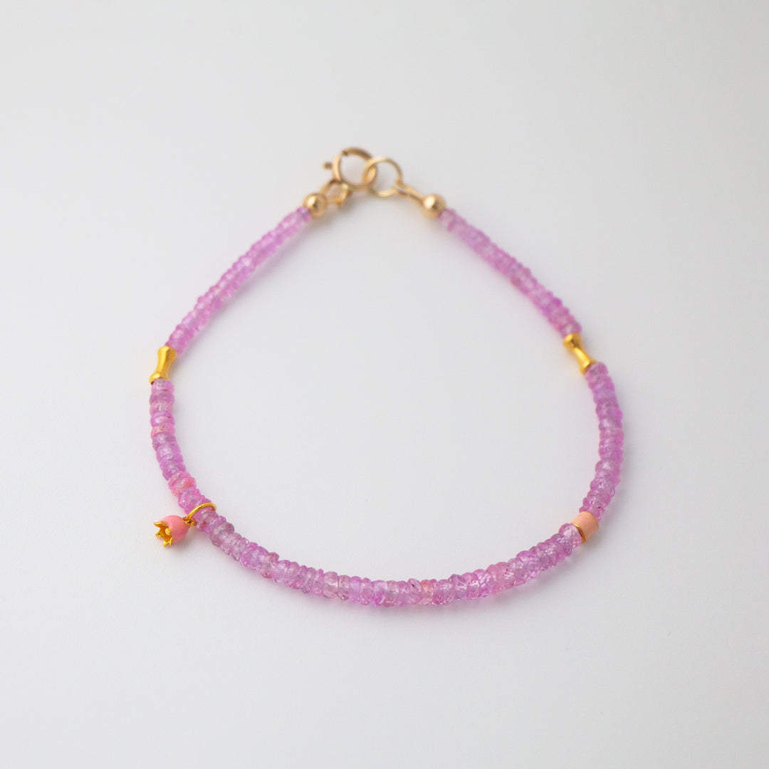 Elena - Pink Sapphire Bracelet