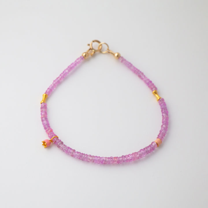 Elena - Pink Sapphire Bracelet