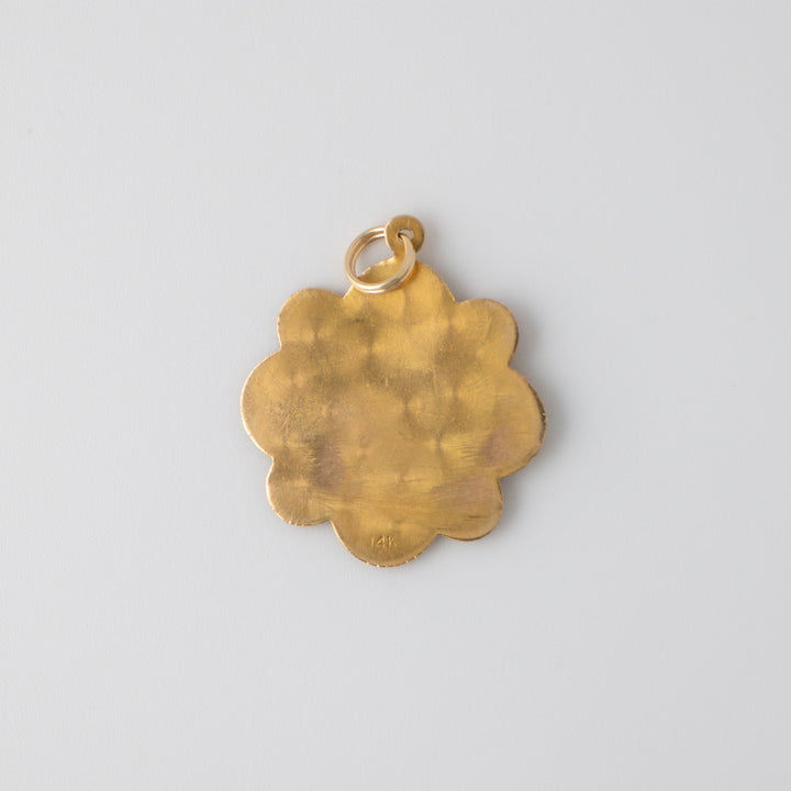 Vintage 14k Yellow Gold Libra Pendant