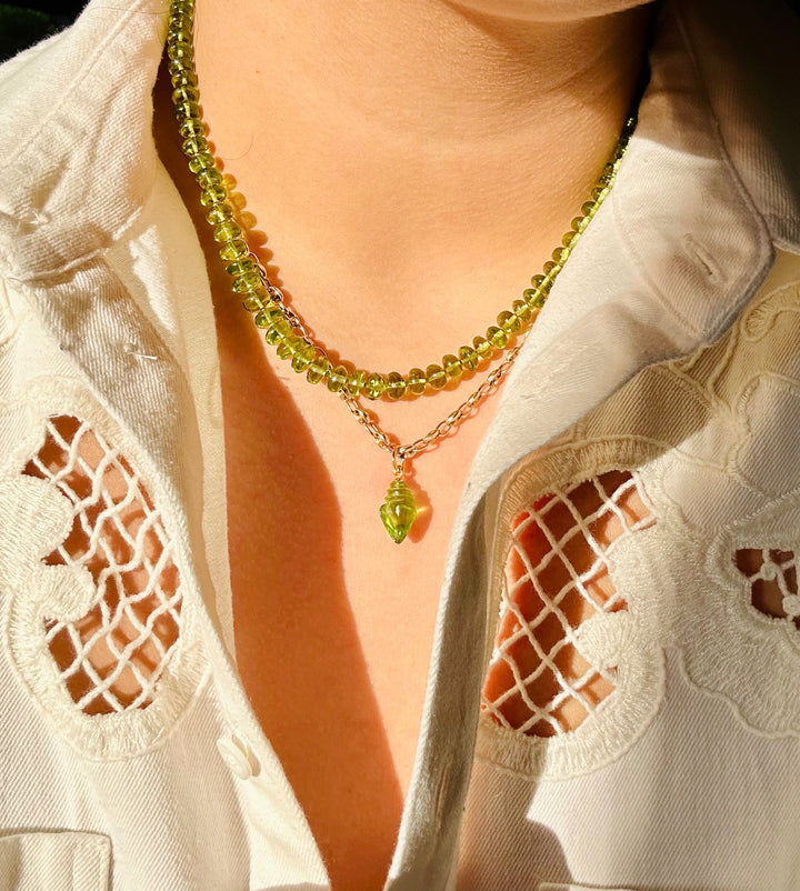 Limon — Peridot Necklace