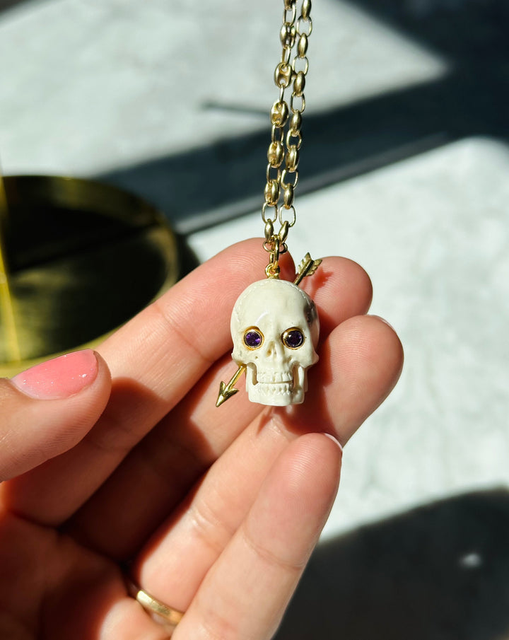 Zolas — Skull & Gemstone Pendants