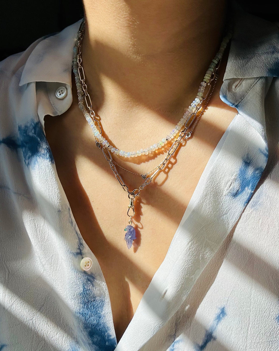 Ella — Ethiopian Opal Necklace