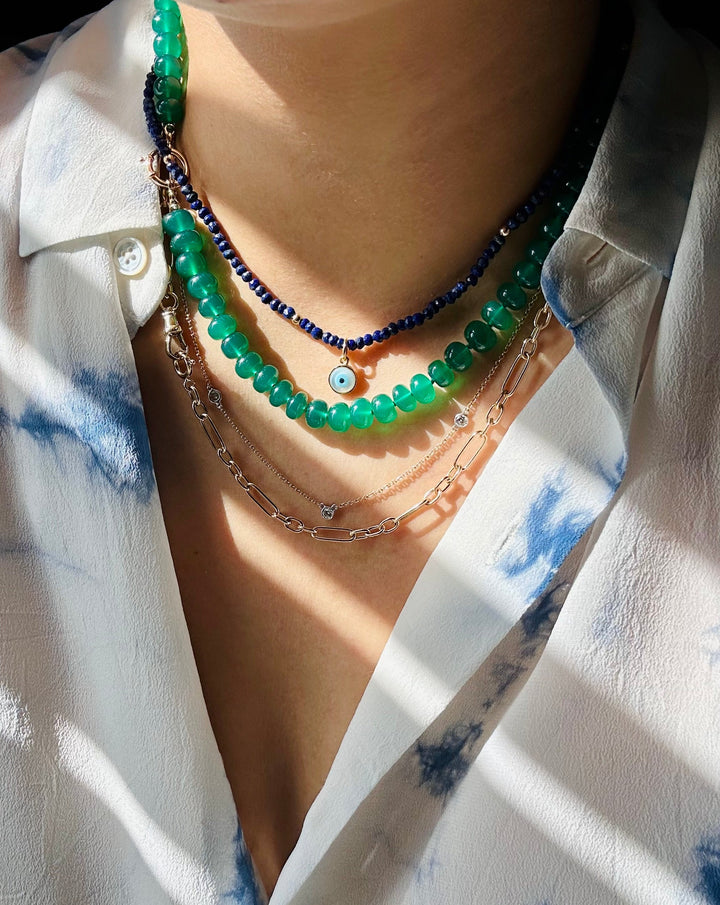 Lumi — Green Onyx Necklace