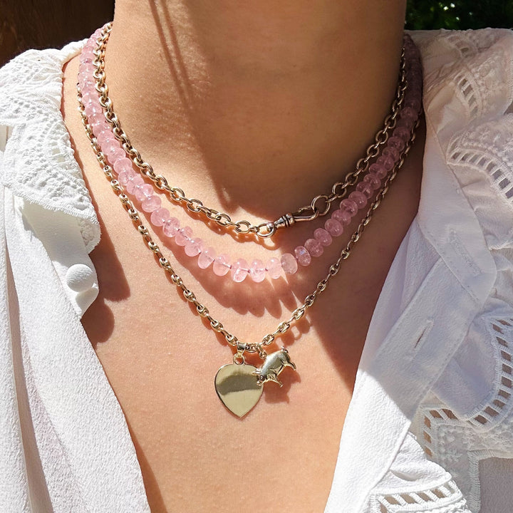 Rosa — Morganite Gemstone Necklace