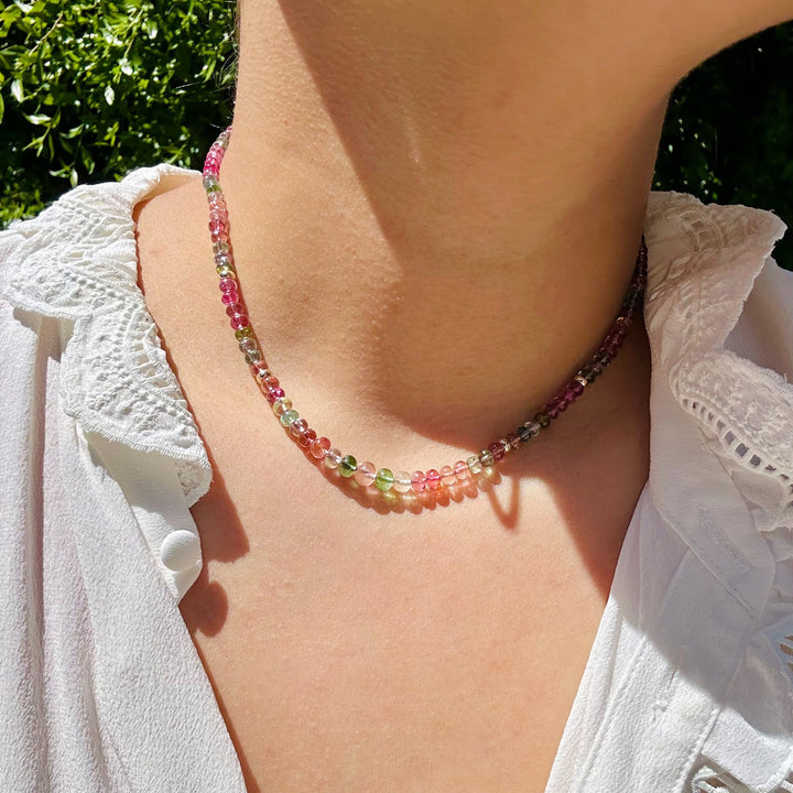 Tutti — Pastel Tourmaline Gemstone Necklace