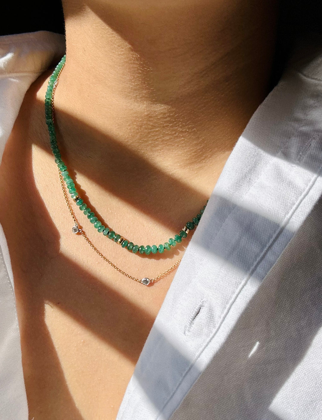 Paloma — Emerald Necklace