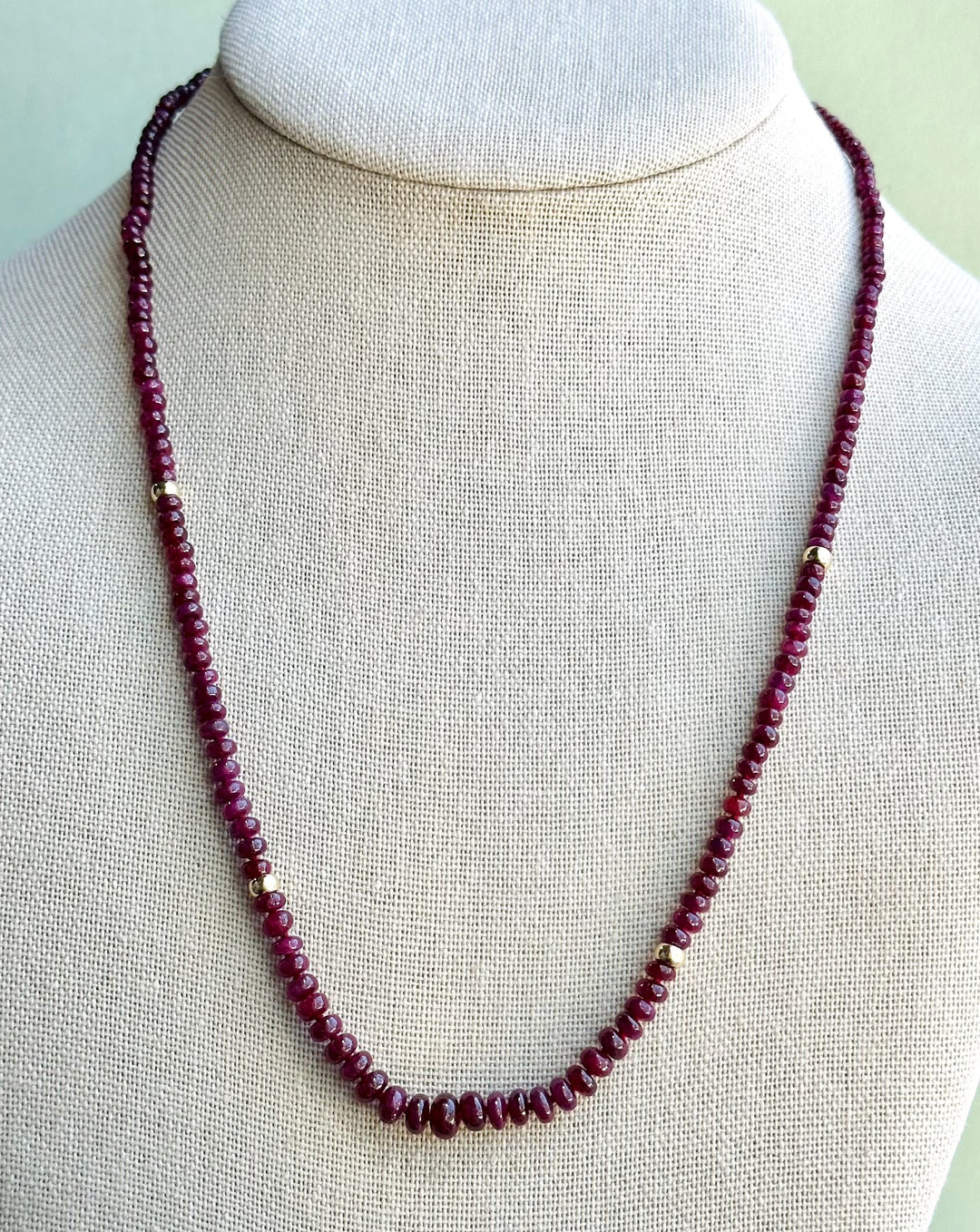 Tinto — Ruby Necklace