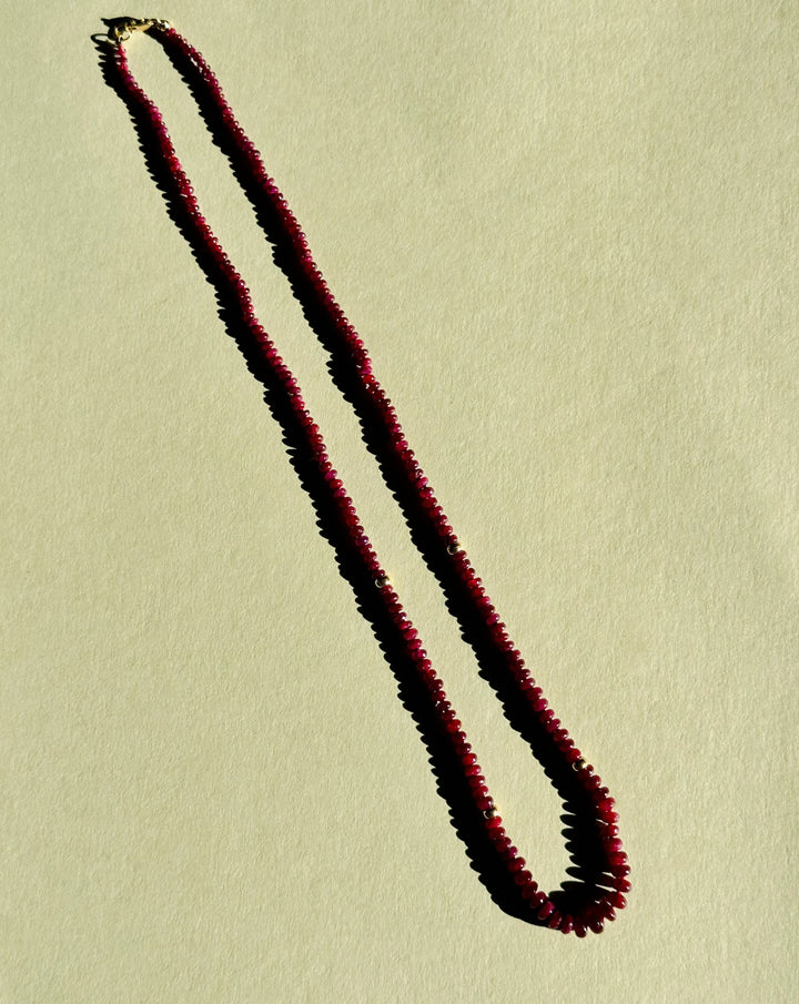 Tinto — Ruby Necklace