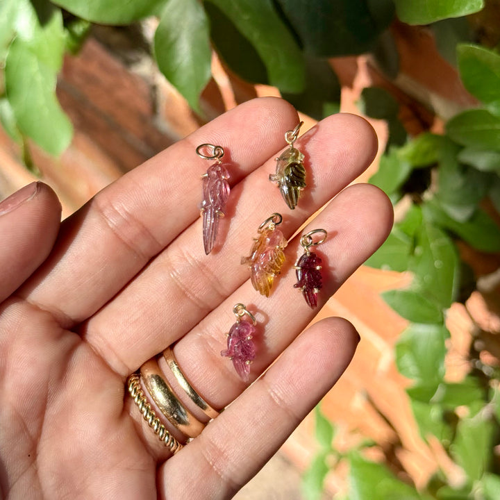 [New] Pericos — Tourmaline Carvings with 14k gold