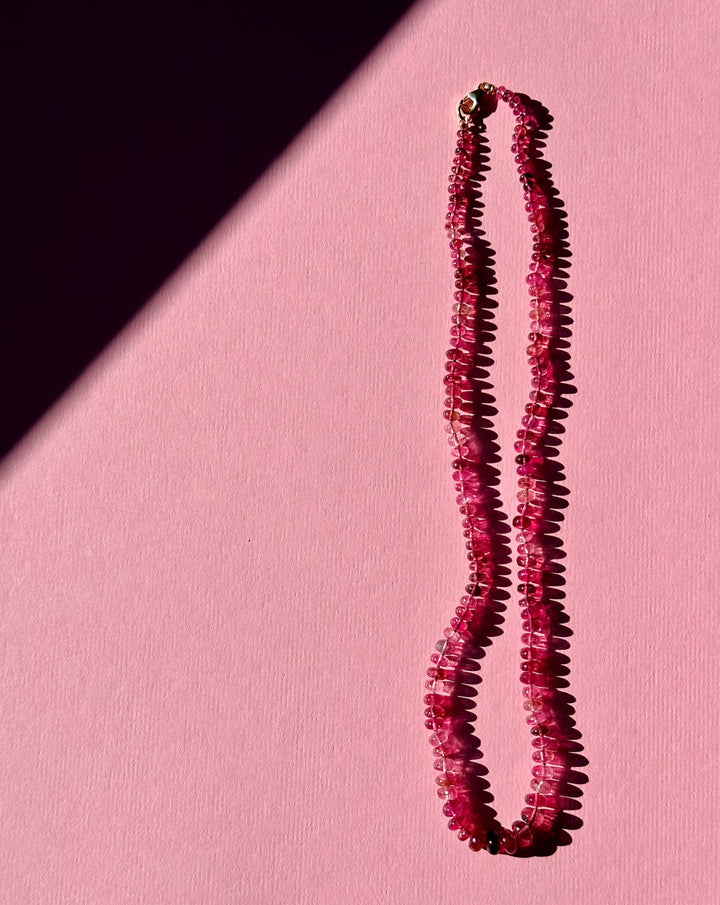 Fatima — Pink Tourmaline Necklace