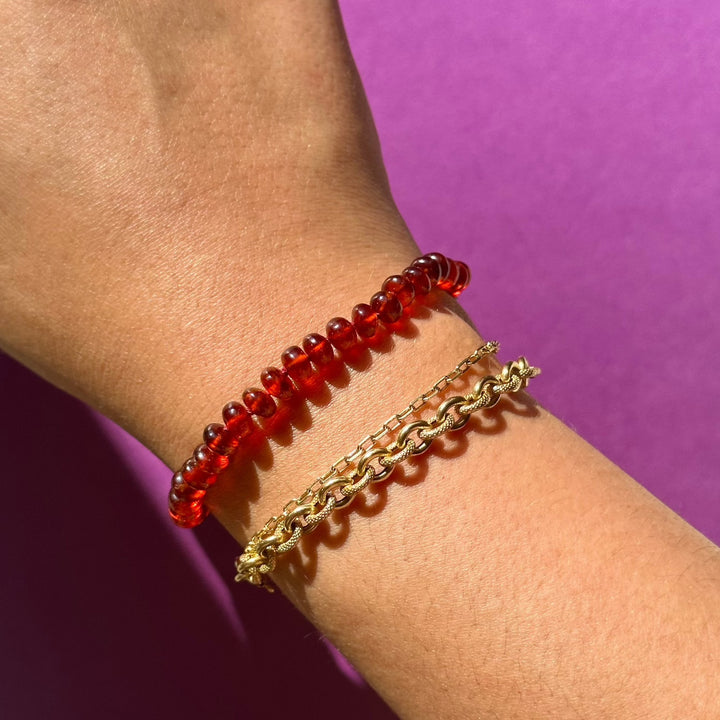 Florentina — Hessonite Garnet Bracelet