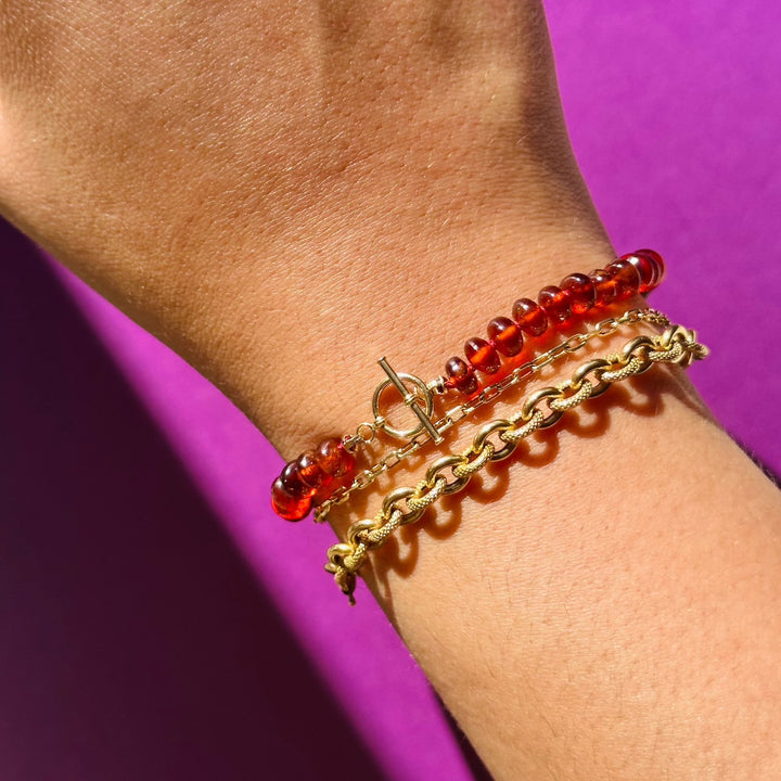 Florentina — Hessonite Garnet Bracelet