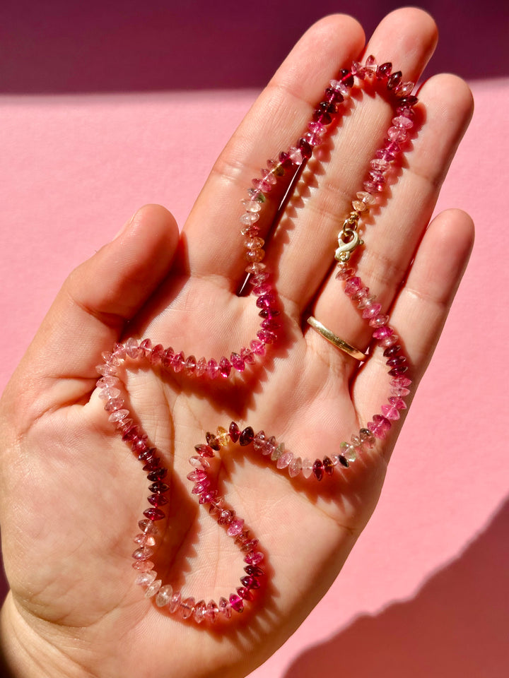 Fernanda — Pink Tourmaline Necklace