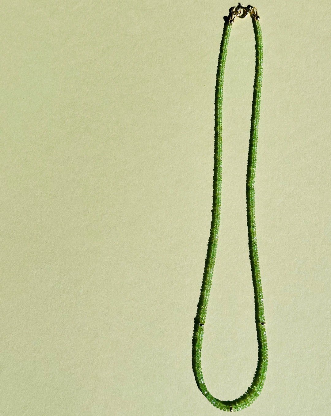 Limoncillo — Tsavorite Garnet Necklace