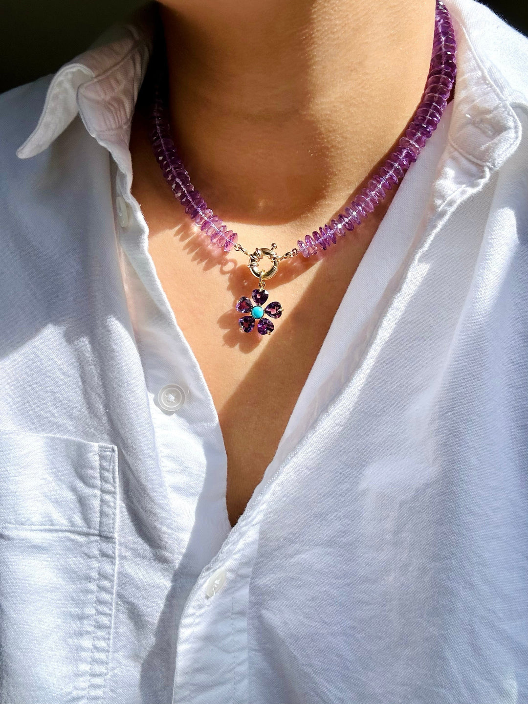 Vero — Amethyst Necklace